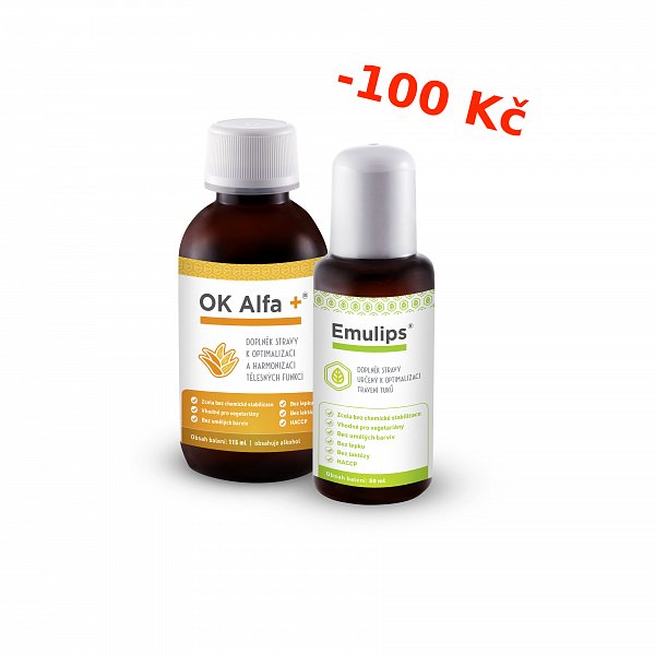OK Alfa plus 115 ml + Emulips 50 ml