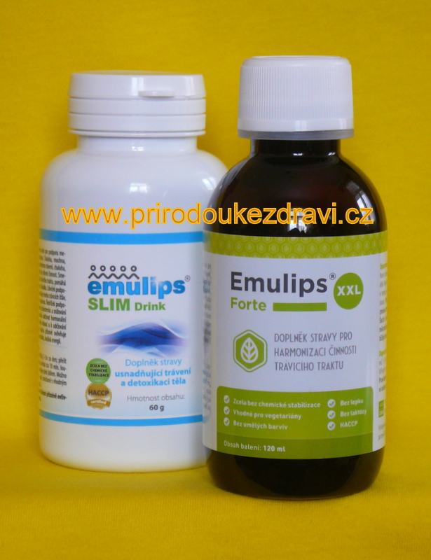 OKG Emulips Forte XXL 120 ml + Emulips Slim drink 60 g